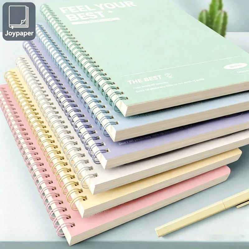 Colored PP Cover on a Spiral Bound Notebook