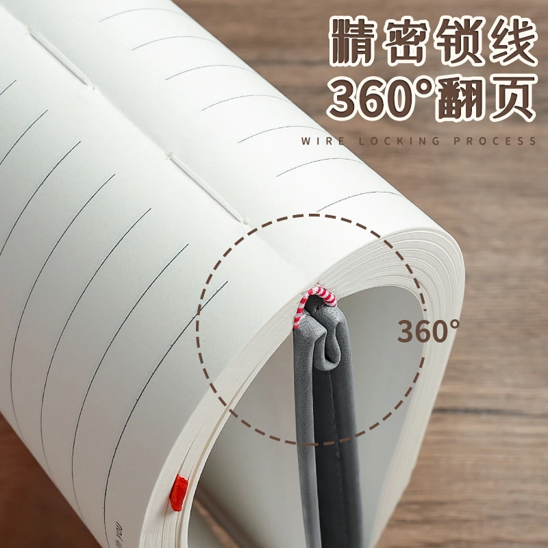 PU leather hardcover notebook design